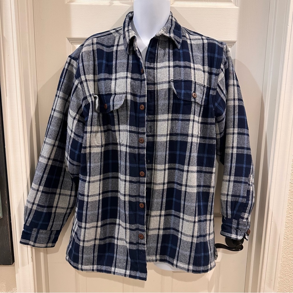 Cabela’s Red Head Brand CO Plaid Fleece Lined Shacket Large